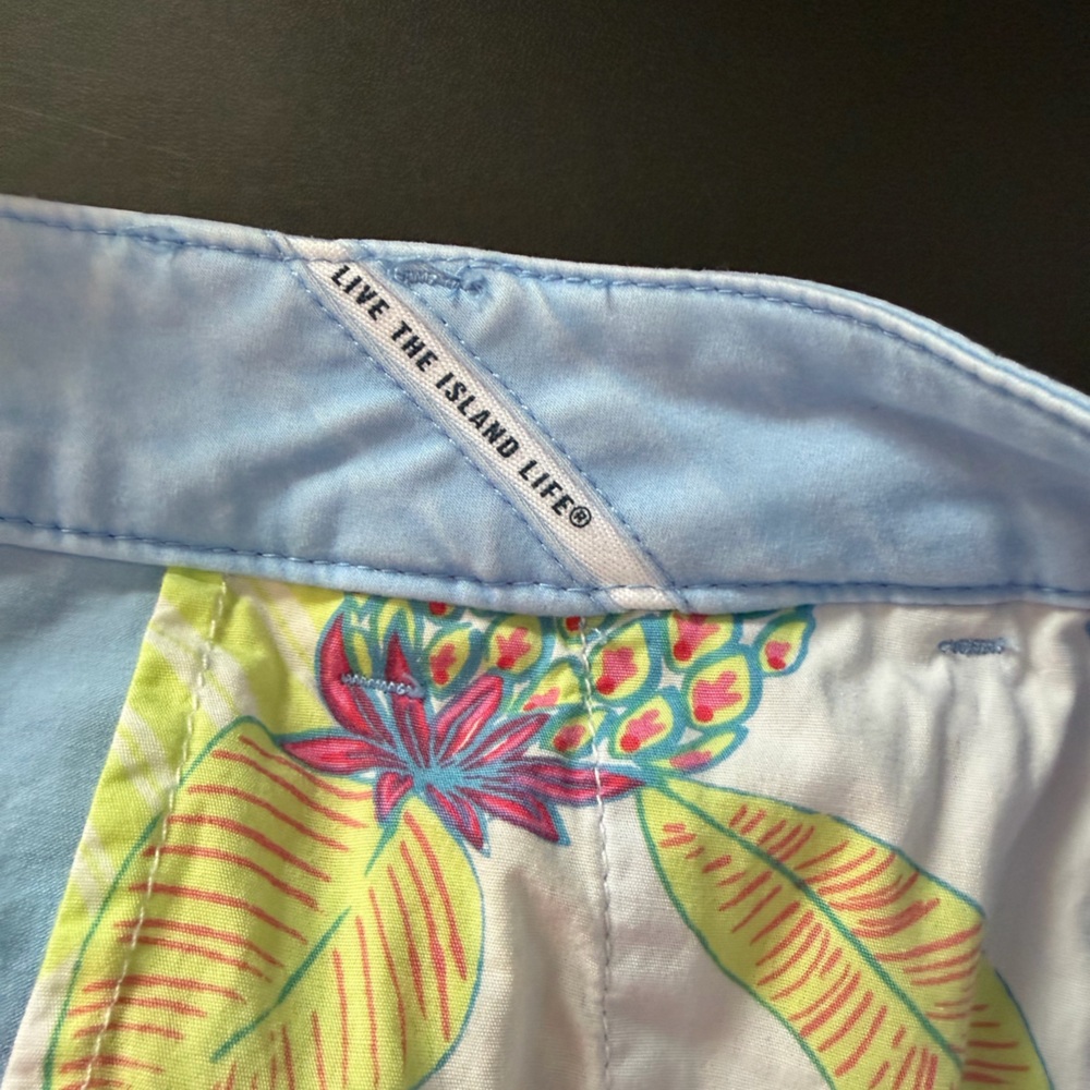 Tommy Bahama Women's Light Blue 5-Inch Chino Shorts Size 10 - Picture 5 of 7